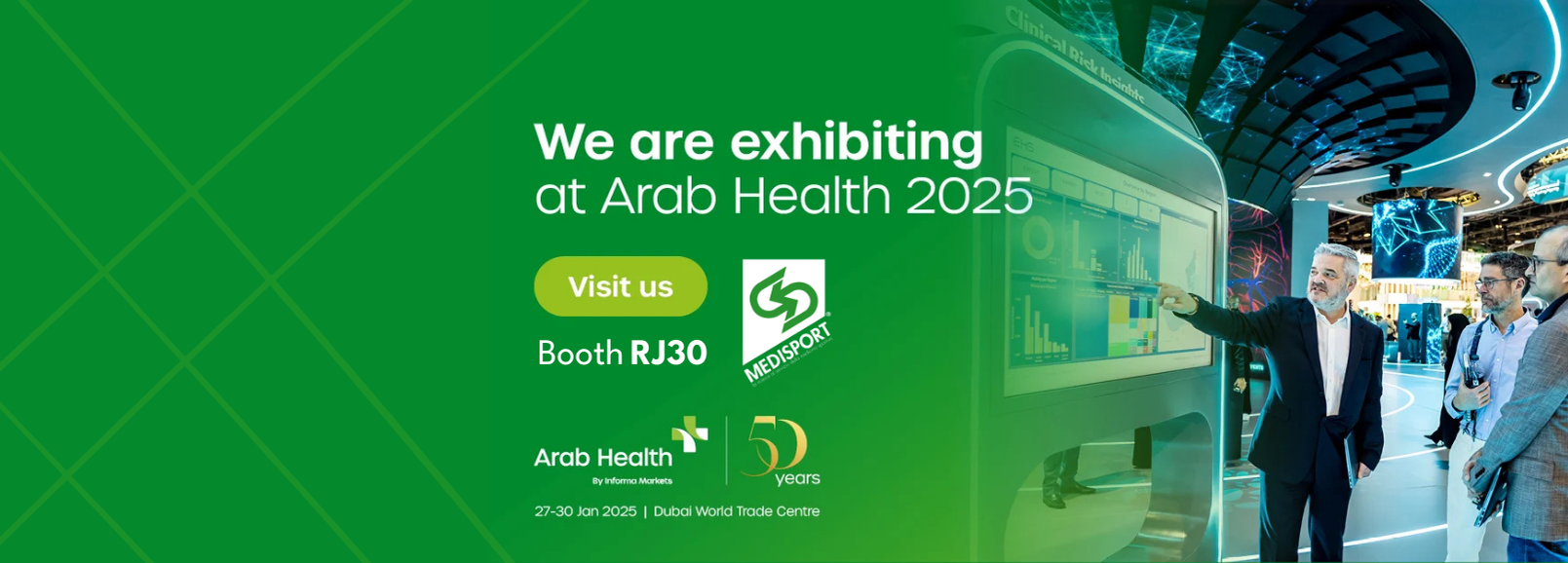 Medisport presente ad Arab Health 2025!